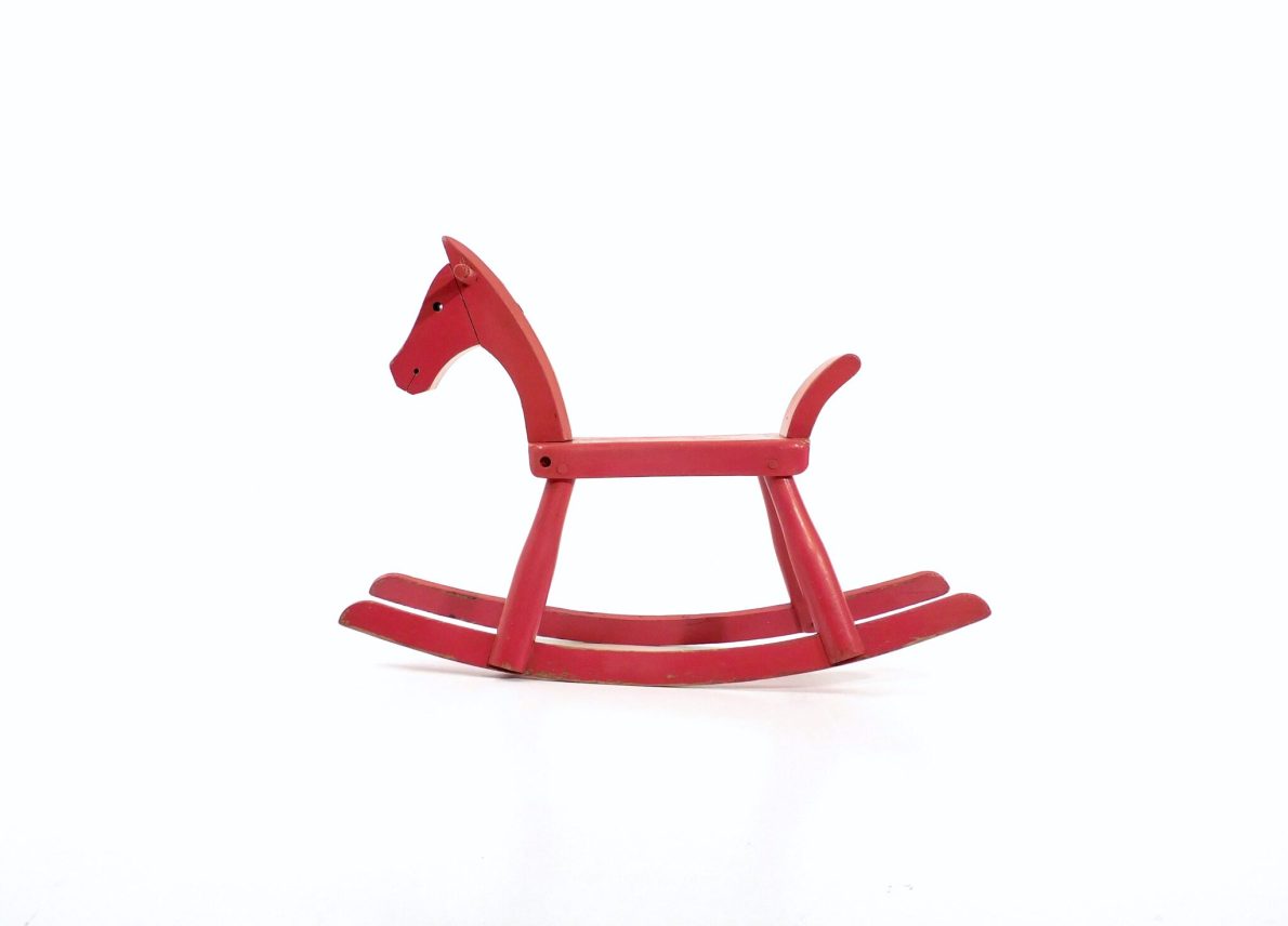 Rocking_Horse_Kaj_Bojesen_red_Danish_Vintage_Schaukelpferd_1