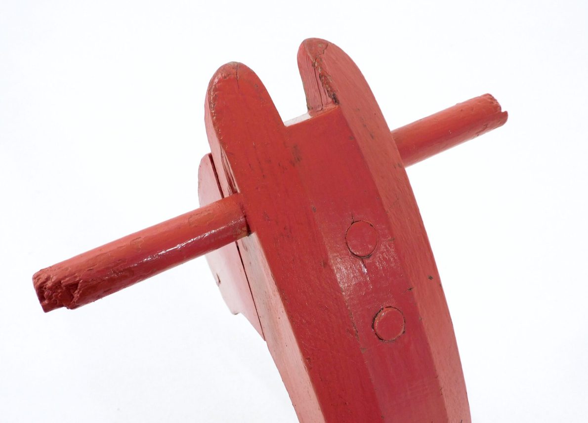 Rocking_Horse_Kaj_Bojesen_red_Danish_Vintage_Schaukelpferd_17